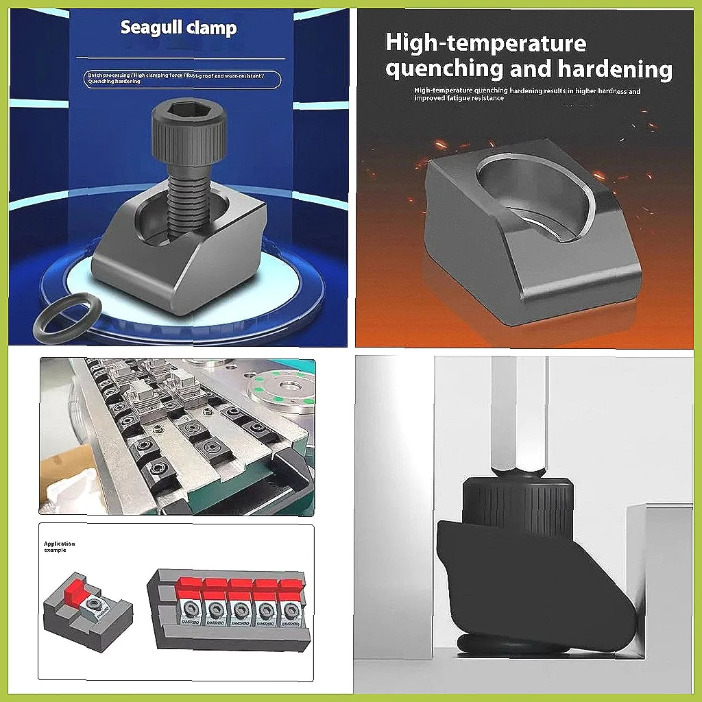 M8 M10 M12 CNC Precision Clamping Blocks, Multi-Station Fixture for Batch Production, High Quality Aluminum Alloy
M8 M10 M12 CNC Precision Clamping Blocks, Multi-Station Fixture for Batch Production, High Quality Aluminum Alloy