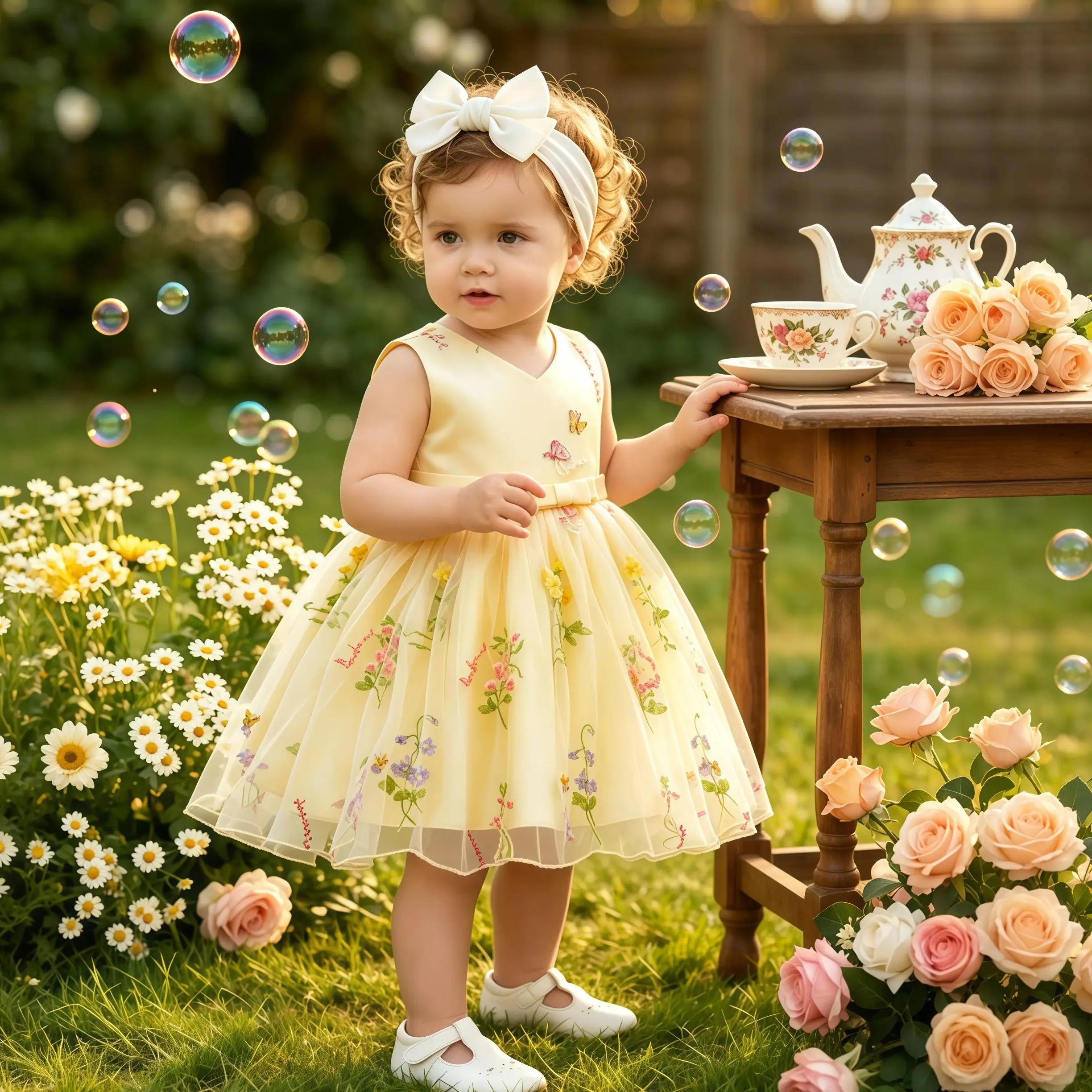 Baby Girls Elegant Butterfly Embroidered Sleeveless Mesh Princess Dress For Toddler Birthday Party Photo Shoot Baptism Vestidos
Baby Girls Elegant Butterfly Embroidered Sleeveless Mesh Princess Dress For Toddler Birthday Party Photo Shoot Baptism Vestidos