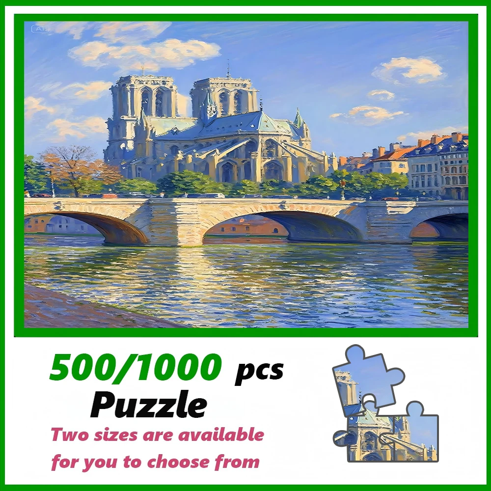 A high-quality 500/1000-piece puzzle, perfect for adults, is a fun family game that helps relieve stress and is great for birthd
A high-quality 500/1000-piece puzzle, perfect for adults, is a fun family game that helps relieve stress and is great for birthd