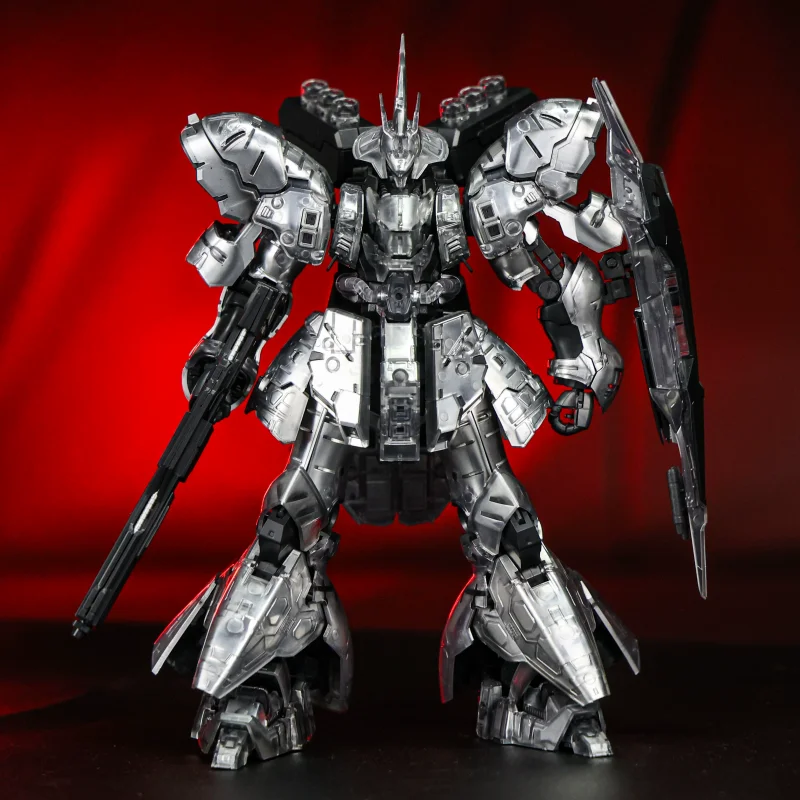 1/144 Sazabi RG hyaline silvery Assembly Model Kit Action Figures Plastic Model Comes With Water Decals Desktop Ornament Gift
1/144 Sazabi RG hyaline silvery Assembly Model Kit Action Figures Plastic Model Comes With Water Decals Desktop Ornament Gift