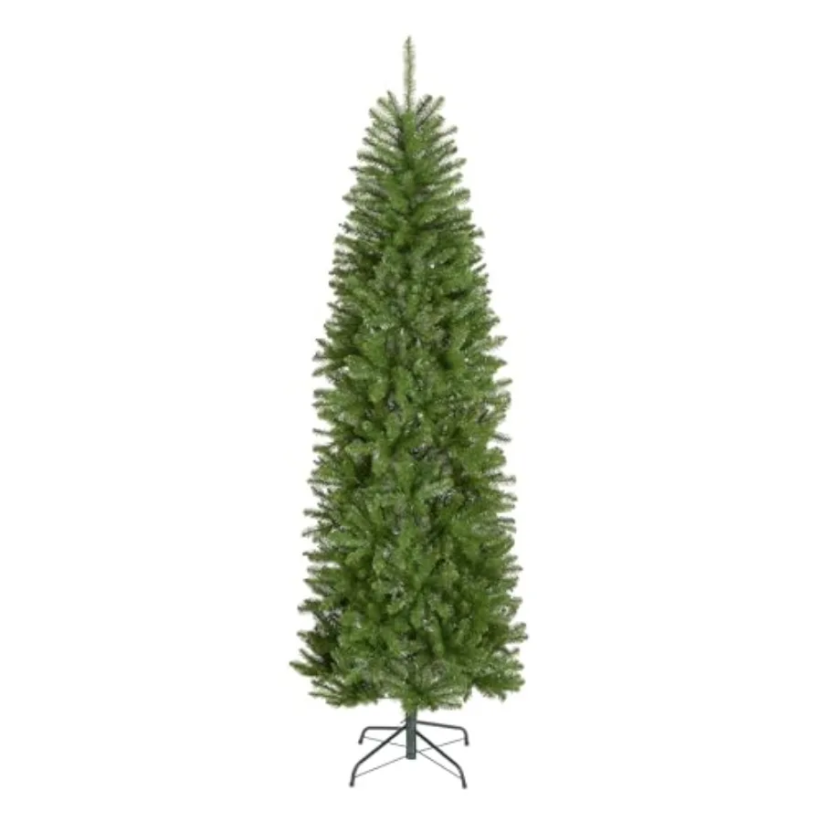 7 ft Unlit Kingswood Fir Slim Artificial Christmas Tree, 892 Tips, Includes Stand, Green
7 ft Unlit Kingswood Fir Slim Artificial Christmas Tree, 892 Tips, Includes Stand, Green