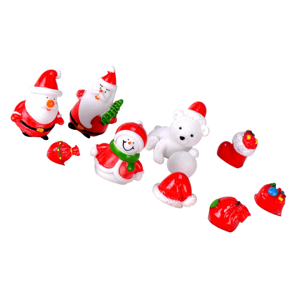 18 Pcs Miniature L Accessory Christmas Resin naments Decorations Centerpieces Material Long Term Use Tiny Design
18 Pcs Miniature L Accessory Christmas Resin naments Decorations Centerpieces Material Long Term Use Tiny Design