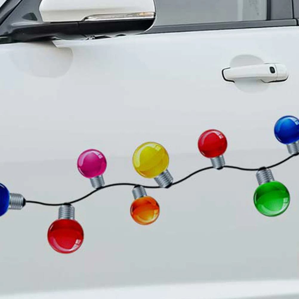 1Set Christmas Car Magnets Stickers Reflective Bulb Decorative Magnets Refrigerator Xmas Car Decoration Supplies
1Set Christmas Car Magnets Stickers Reflective Bulb Decorative Magnets Refrigerator Xmas Car Decoration Supplies