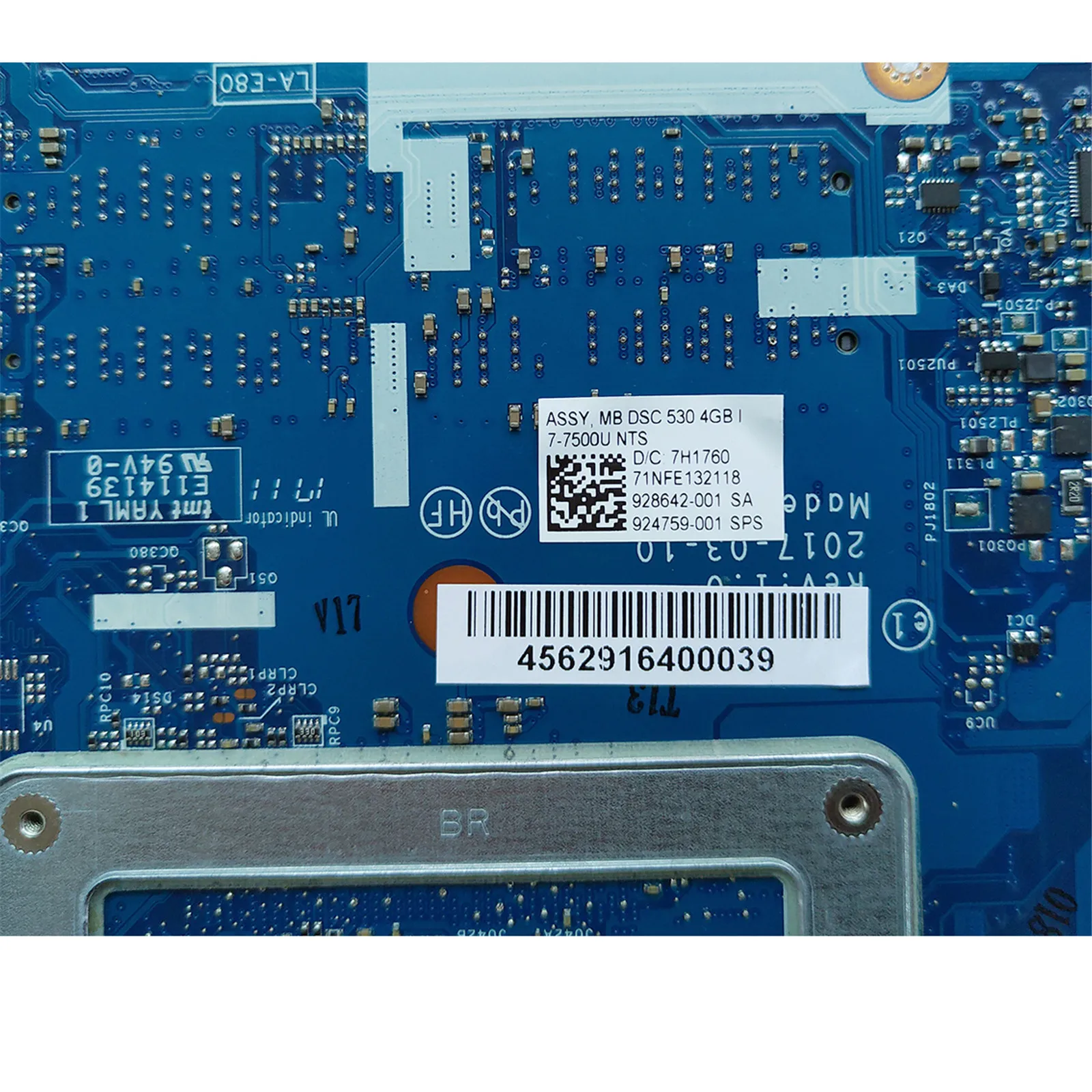 FAST SHIPPING 928642-001 924759-001 CSL50 LA-E801P LAPTOP MOTHERBOARD FOR HP 15-BS MAINBOARD I7-7500 M530 4GB TESTED OK
FAST SHIPPING 928642-001 924759-001 CSL50 LA-E801P LAPTOP MOTHERBOARD FOR HP 15-BS MAINBOARD I7-7500 M530 4GB TESTED OK