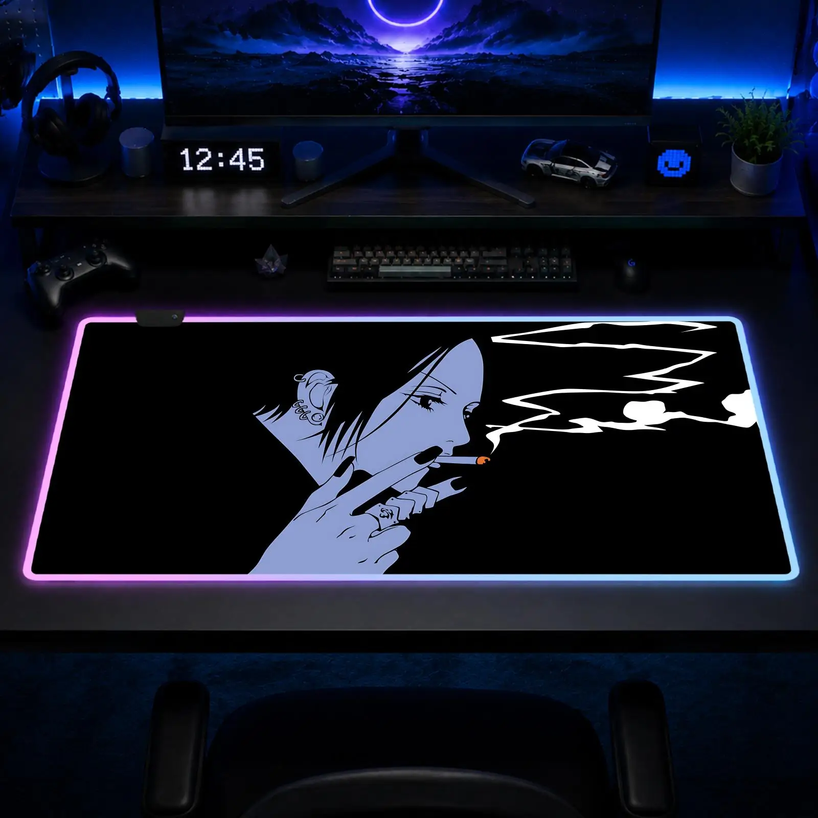 Nana Mouse Pad Gaming Anime Mouse Pad XXL RGB Desk Mats LED Table Pads Backlit Rubber Desktop
Nana Mouse Pad Gaming Anime Mouse Pad XXL RGB Desk Mats LED Table Pads Backlit Rubber Desktop