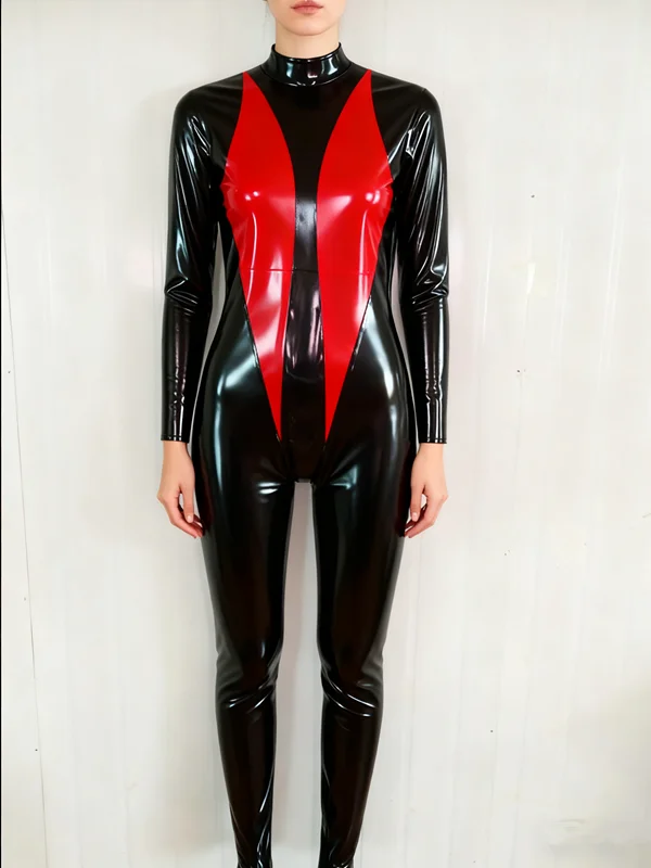 Latex Rubber Gummi Catsuit Fashion model Halloween uniform Ganzanzug Bodysuit Cosplay Suit
Latex Rubber Gummi Catsuit Fashion model Halloween uniform Ganzanzug Bodysuit Cosplay Suit