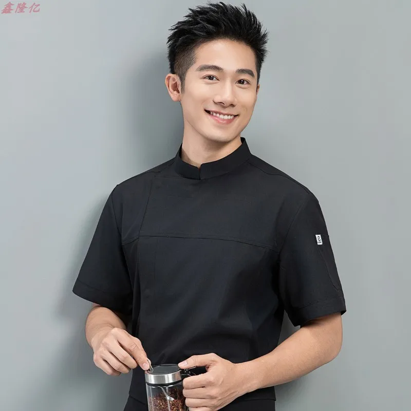 Hotel Chef Uniform Western Restaurant Steakhouse Summer Short Sleeve Work Clothes Canteen Baker Chef Clothes
Hotel Chef Uniform Western Restaurant Steakhouse Summer Short Sleeve Work Clothes Canteen Baker Chef Clothes