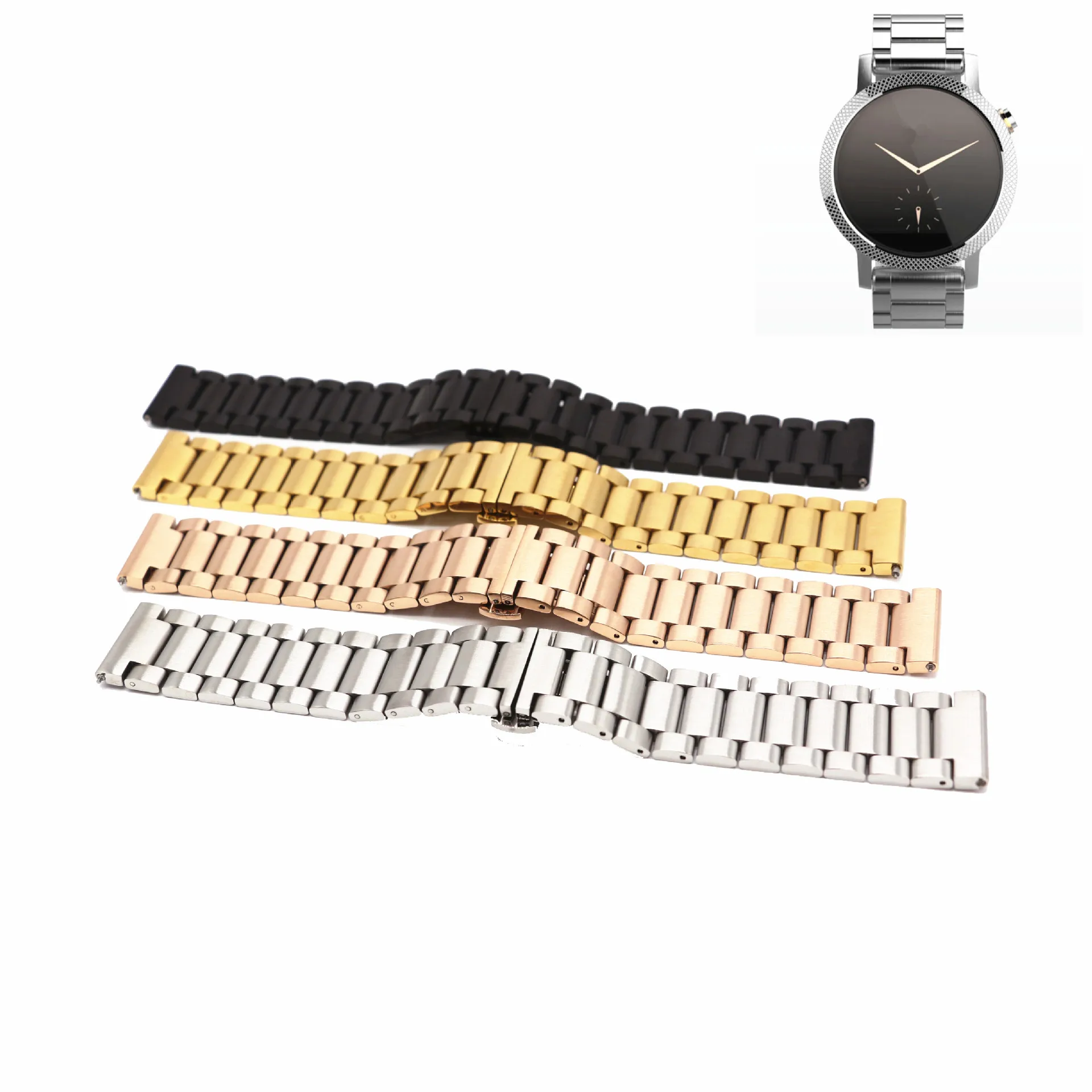 Suitable For Samsung S2S3 Moto360 2 LG Solid Core Stainless Steel Band Wear Strap Watch
Suitable For Samsung S2S3 Moto360 2 LG Solid Core Stainless Steel Band Wear Strap Watch
