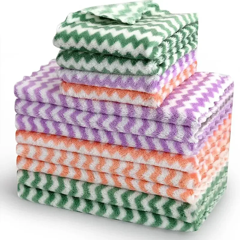 Double-sided Fleece Dishcloths Super Absorbent Cleaning Cloths Scouring Pads Kitchen Washing Dish Rags Glass Windows Wipe Towel
Double-sided Fleece Dishcloths Super Absorbent Cleaning Cloths Scouring Pads Kitchen Washing Dish Rags Glass Windows Wipe Towel
