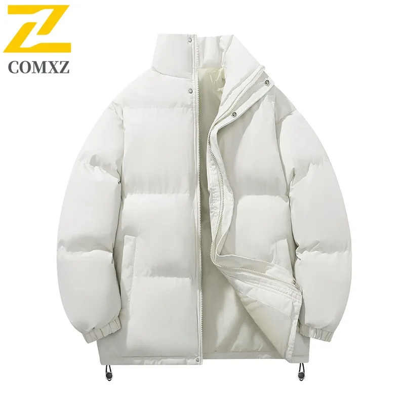 COMXZ Мужская хлопковая стеганая куртка, однотонная, с воротником-стойкой, свободная зимняя куртка-паркер для пешего туризма, повседневная минималистичная зимняя куртка
COMXZ Мужская хлопковая стеганая куртка, однотонная, с воротником-стойкой, свободная зимняя куртка-паркер для пешего туризма, повседневная минималистичная зимняя куртка