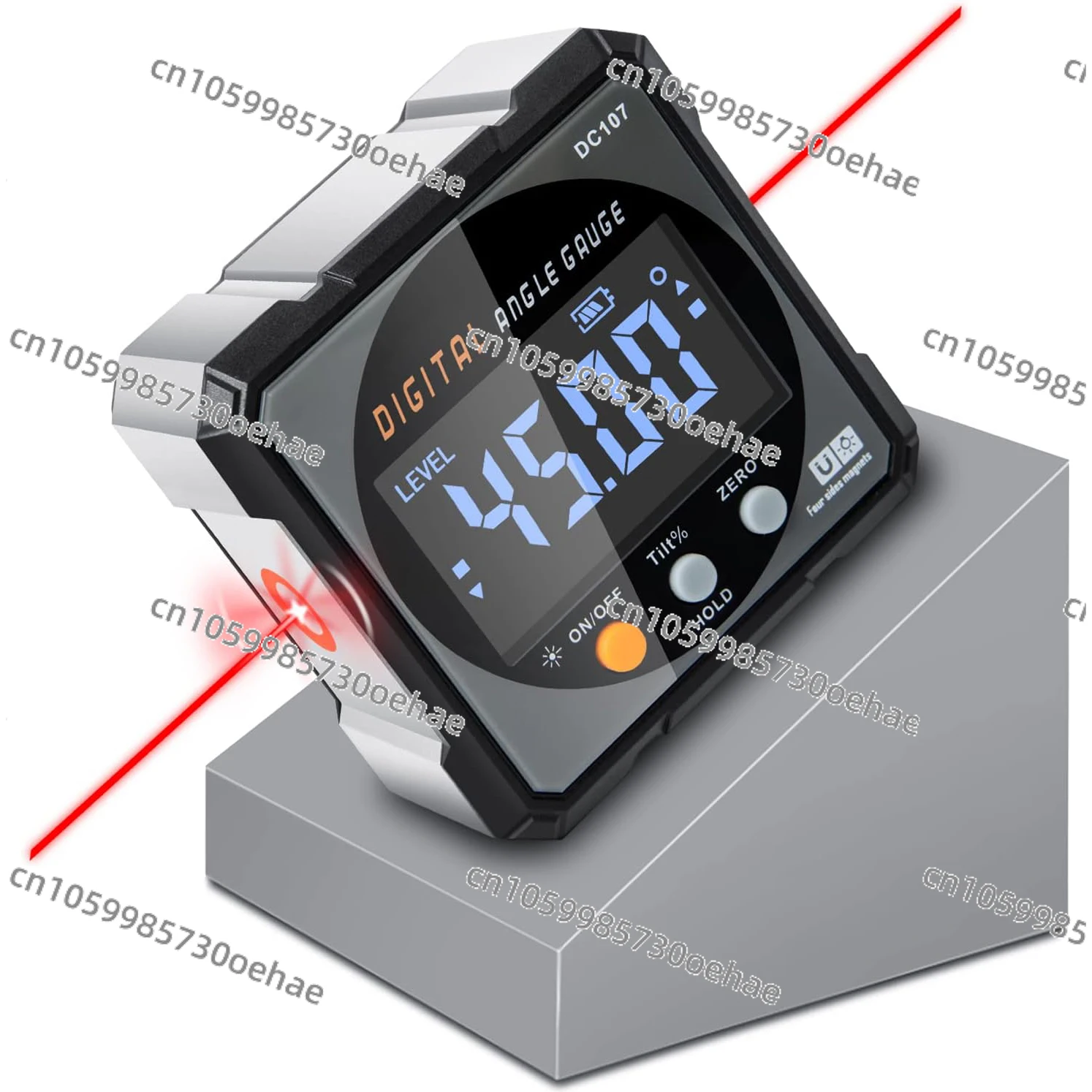 Measurement Range 4 * 90 Accuracy 0.1 ° Digital Angle Tool Level Box Angle Detector Angle Gauge Cube Protractor Inclinometer
Measurement Range 4 * 90 Accuracy 0.1 ° Digital Angle Tool Level Box Angle Detector Angle Gauge Cube Protractor Inclinometer