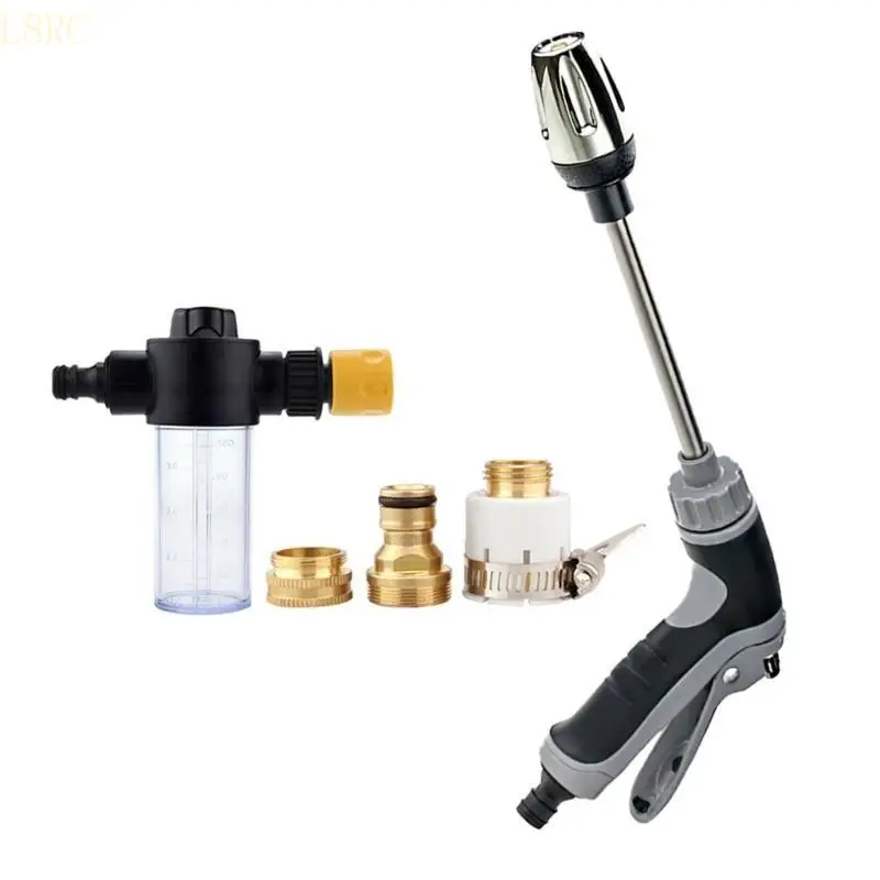 L8RC High Pressure Garden Hose Nozzle, Adjustable Water Washer with Long Rod Guns Set with Extendable Rod for Cleaning
L8RC High Pressure Garden Hose Nozzle, Adjustable Water Washer with Long Rod Guns Set with Extendable Rod for Cleaning