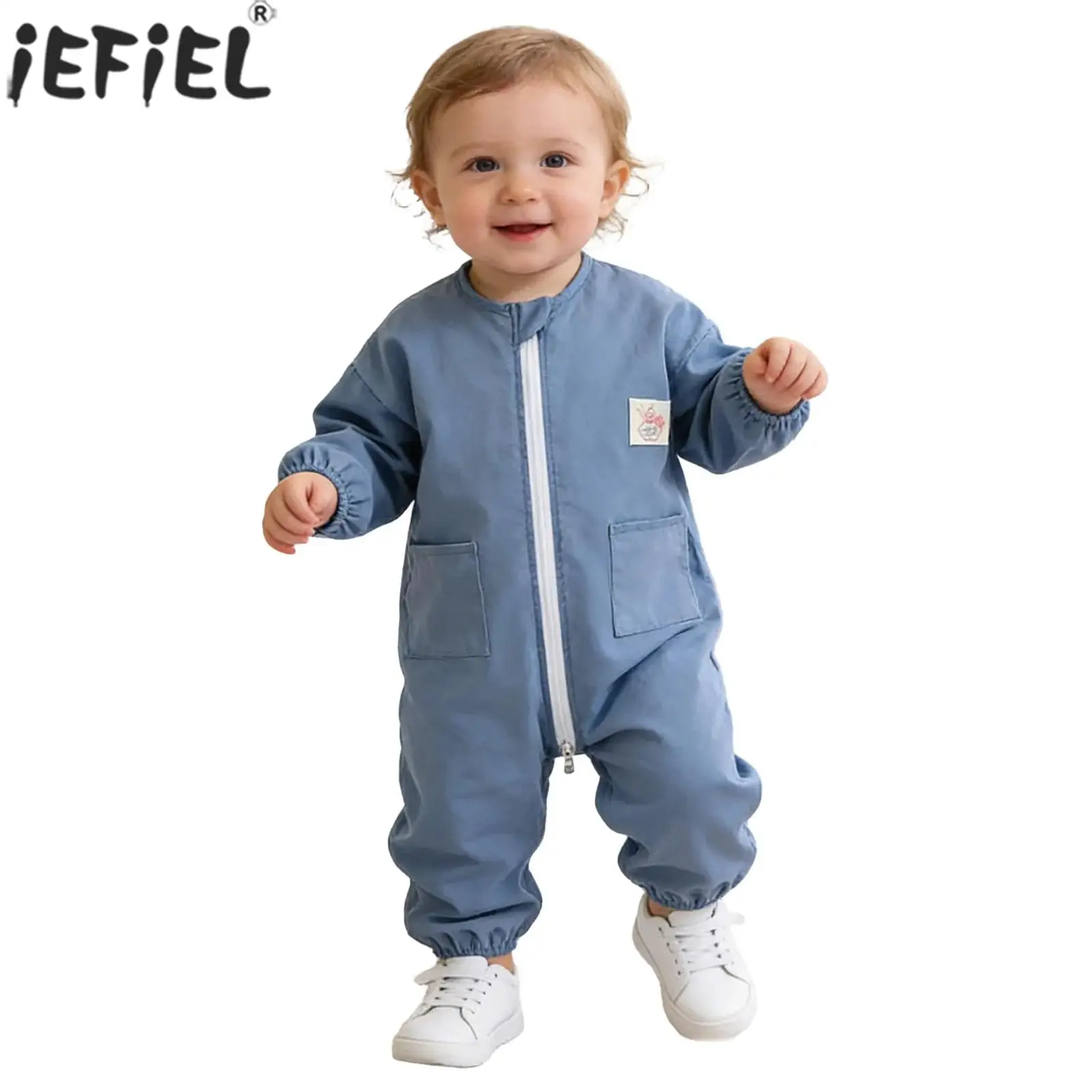 Детский комбинезон-ромпер для малышей (мальчиков и девочек) с защитой от загрязнений, на молнии, с длинными рукавами, легкий, для дома
Детский комбинезон-ромпер для малышей (мальчиков и девочек) с защитой от загрязнений, на молнии, с длинными рукавами, легкий, для дома