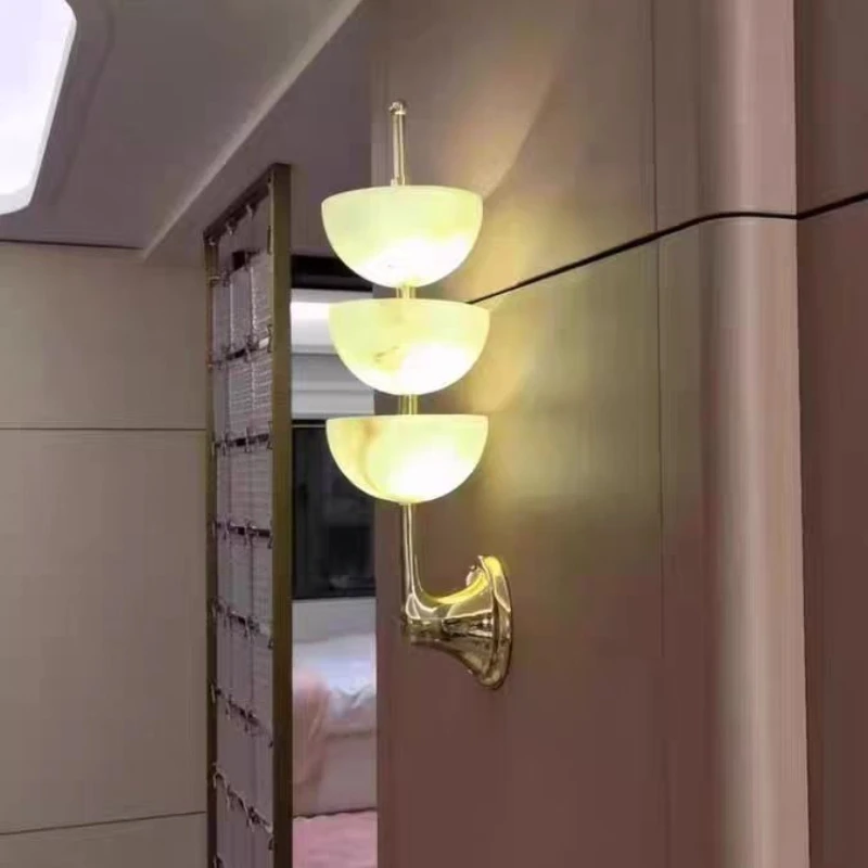 Postmodern Designer Wall Lamps Imitation Marble Lampshade LED Wall Sconces Living Room Corridor Staircase Hotel Adorn Fixtures
Postmodern Designer Wall Lamps Imitation Marble Lampshade LED Wall Sconces Living Room Corridor Staircase Hotel Adorn Fixtures
