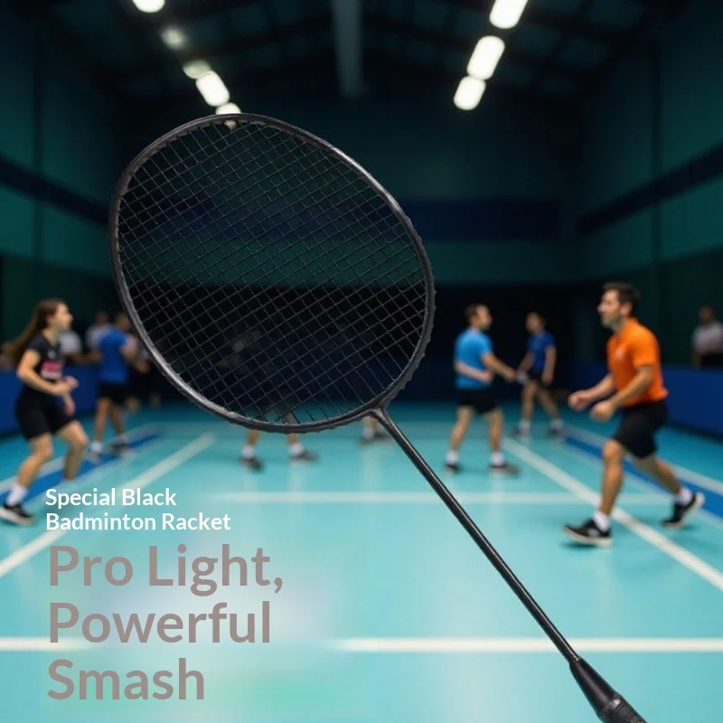 Badminton Racket Full Carbon Lightweight 4U Balanced Training Entry Level Singles Doubles Set Raqueta Badminton String Raquete
Badminton Racket Full Carbon Lightweight 4U Balanced Training Entry Level Singles Doubles Set Raqueta Badminton String Raquete