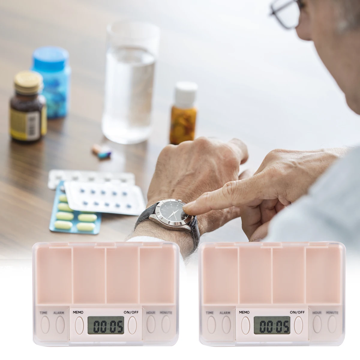 Reminder Medicine Pill Reminder Drug Alarm Timer Electronic Box Organizer Led Display Medicine Case Alarm Clock Reminder
Reminder Medicine Pill Reminder Drug Alarm Timer Electronic Box Organizer Led Display Medicine Case Alarm Clock Reminder