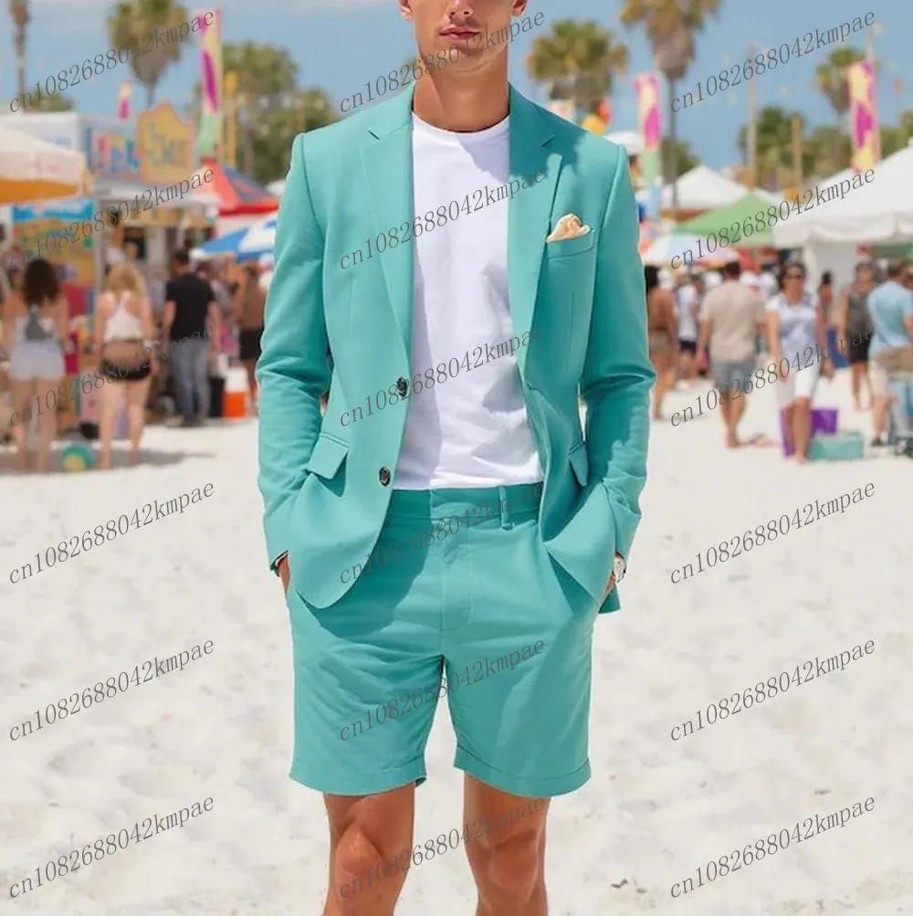 New Blazer And Shorts Sky Blue Men Suit Formal Business Groom Groomsman Wedding Party Prom Male Tuxedos 2 Piece Set Jacket Pants
New Blazer And Shorts Sky Blue Men Suit Formal Business Groom Groomsman Wedding Party Prom Male Tuxedos 2 Piece Set Jacket Pants