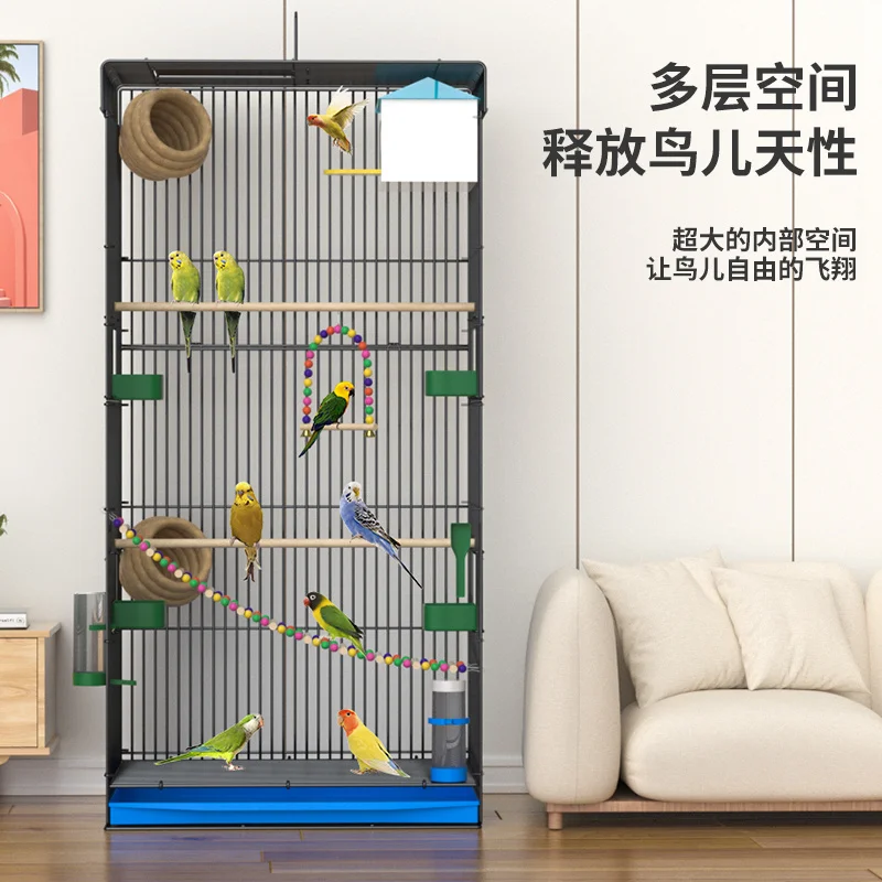 Bird cage Large luxury large breeding bird villa cage Budgie parrot Cockatoo Myna Liao cage
Bird cage Large luxury large breeding bird villa cage Budgie parrot Cockatoo Myna Liao cage
