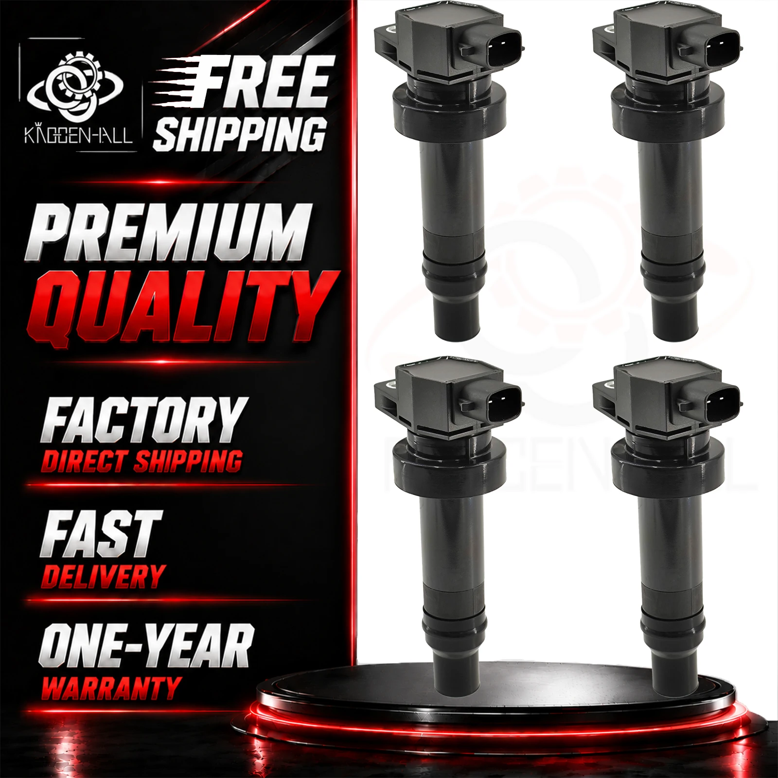 27300-2B010 4PCS Ignition Coil Compatible With Hyundai Accent Veloster Kia Rio Soul 1.6L l4 Engine Replacement
27300-2B010 4PCS Ignition Coil Compatible With Hyundai Accent Veloster Kia Rio Soul 1.6L l4 Engine Replacement