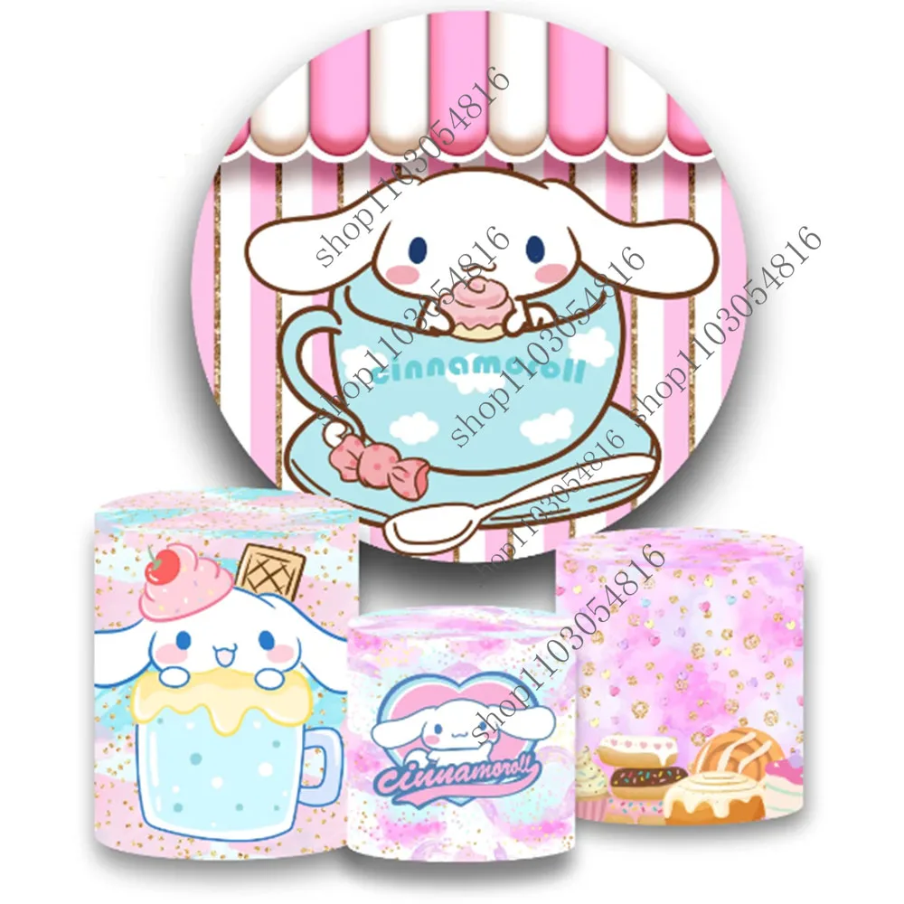 Фон для фотосъемки Cinnamoroll, детский фон для дня рождения, круг, фотофон для мероприятия, чехлы для фотобудки, принадлежности для тематических вечеринок
Фон для фотосъемки Cinnamoroll, детский фон для дня рождения, круг, фотофон для мероприятия, чехлы для фотобудки, принадлежности для тематических вечеринок