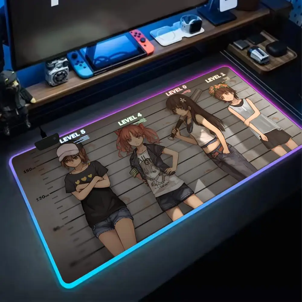 Cool S-Scientific Railgun Mouse Pad Anime Gaming Mouse Pad LED Table Pads Backlit Rubber Desktop XXL RGB Desk Mats
Cool S-Scientific Railgun Mouse Pad Anime Gaming Mouse Pad LED Table Pads Backlit Rubber Desktop XXL RGB Desk Mats