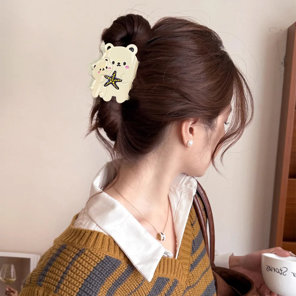 Cute Gingerbread Man Hair Clip, Teddy Bear Hair Clip, Shark Hair Clip, Women's Hair Accessory
Cute Gingerbread Man Hair Clip, Teddy Bear Hair Clip, Shark Hair Clip, Women's Hair Accessory