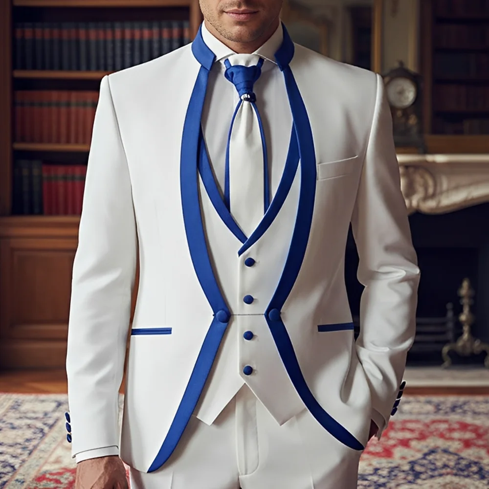 Men's Wedding Formal Wear – 3-Piece Groom's Suit (Includes Tie) – Men's Suit – Custom Colors Available
Men's Wedding Formal Wear – 3-Piece Groom's Suit (Includes Tie) – Men's Suit – Custom Colors Available