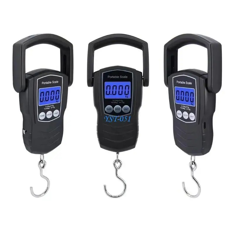E15A Portable Digital Luggage Weighing Scale Ups to 50kg Fishing Scale Handy Scale
E15A Portable Digital Luggage Weighing Scale Ups to 50kg Fishing Scale Handy Scale