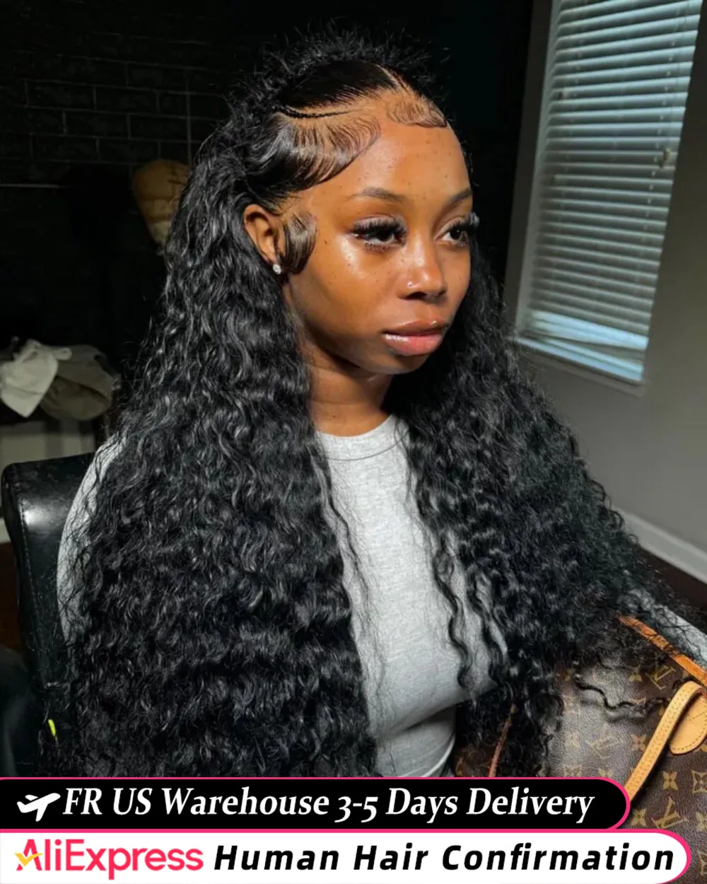 40 Inch Natural Deep Wave 13x6 Hd Transparent Full Frontal Lace Curly Brazilian Human Hair Water Wigs 13x4 Pre Plucked Lace Wigs
40 Inch Natural Deep Wave 13x6 Hd Transparent Full Frontal Lace Curly Brazilian Human Hair Water Wigs 13x4 Pre Plucked Lace Wigs