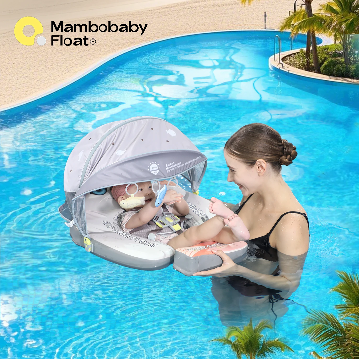 Mambobaby Float Cool Hanging Charm with Sunroof Ergonomic Safe Air-Free Core Baby Swimming Ring Toddler Pool Float Floating Ring
Mambobaby Float Cool Hanging Charm with Sunroof Ergonomic Safe Air-Free Core Baby Swimming Ring Toddler Pool Float Floating Ring