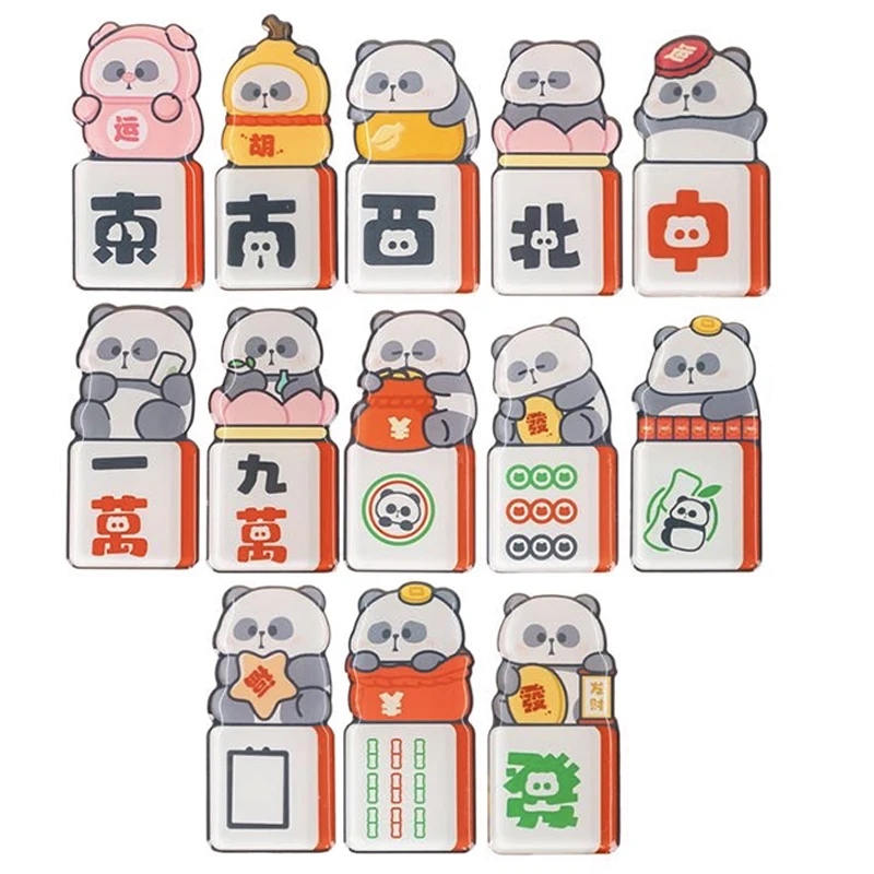 Mr.Pa Lucky Mahjong Sticker Series Blind Box Refrigerator Magnet Creative Chinese Mahjong Panda Magnet Doll Home Decoration Gift
Mr.Pa Lucky Mahjong Sticker Series Blind Box Refrigerator Magnet Creative Chinese Mahjong Panda Magnet Doll Home Decoration Gift