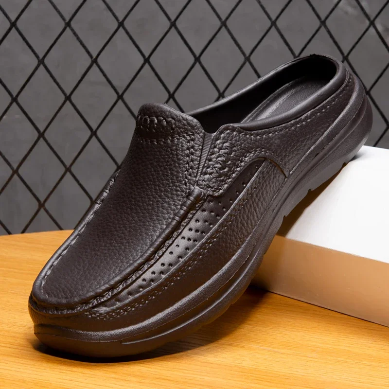 Summer Men Chef Shoes Anti Slip and Oil Proof Men's Work Shoes EVA Lazy Slippers Casual Trendy Slipper Garden Shoe Zapatillas
Summer Men Chef Shoes Anti Slip and Oil Proof Men's Work Shoes EVA Lazy Slippers Casual Trendy Slipper Garden Shoe Zapatillas
