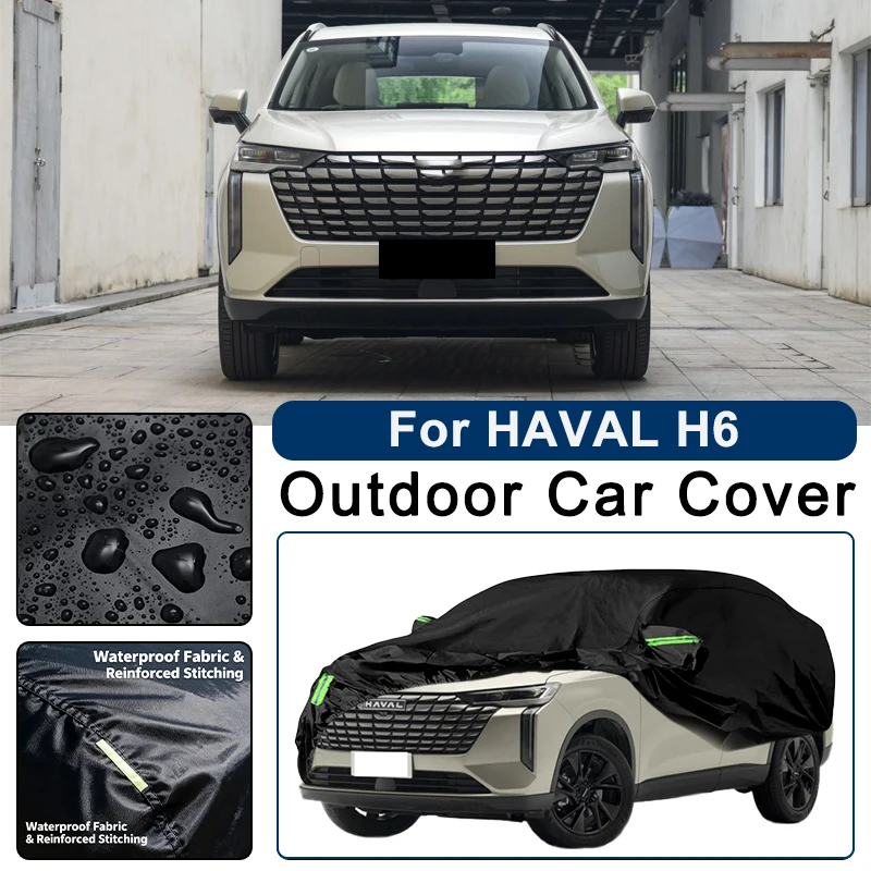 Outdoor Car Cover Waterproof Dustproof UV Sun Protection, Full Car Protector Exterior Accessories For HAVAL H6 2011-2026
Outdoor Car Cover Waterproof Dustproof UV Sun Protection, Full Car Protector Exterior Accessories For HAVAL H6 2011-2026