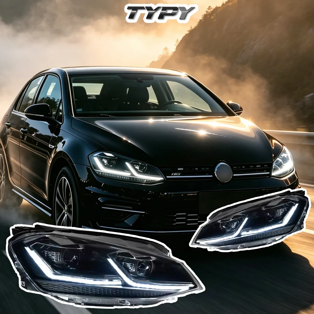 2PCS FOR TYPY Car Styling LED headlights for VW Golf 7 Headlight 2013-2017 Volkswagen Golf VII MK7 LED Headlights DRL Head Lamp Dynamic Signal Lens Automotive Accessories
2PCS FOR TYPY Car Styling LED headlights for VW Golf 7 Headlight 2013-2017 Volkswagen Golf VII MK7 LED Headlights DRL Head Lamp Dynamic Signal Lens Automotive Accessories