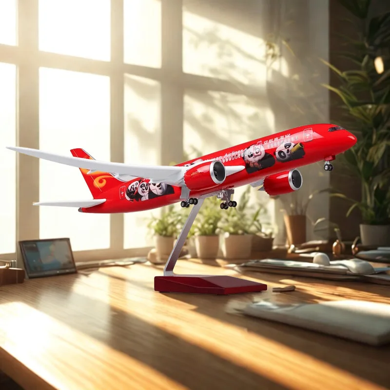 Display Child Toy Plane 43cm Scale Diecast Model B787 Hainan Airlines Panda 787 Resin airplane toy With Light Wheels Gift By
Display Child Toy Plane 43cm Scale Diecast Model B787 Hainan Airlines Panda 787 Resin airplane toy With Light Wheels Gift By
