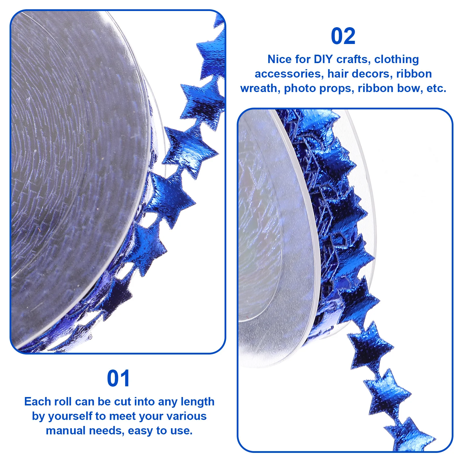 1 Roll Of Embossed Gift Ribbon Five-Pointed Star Pattern Holiday Decoration Diy Craft Wrapping For Christmas Party Decorations
1 Roll Of Embossed Gift Ribbon Five-Pointed Star Pattern Holiday Decoration Diy Craft Wrapping For Christmas Party Decorations