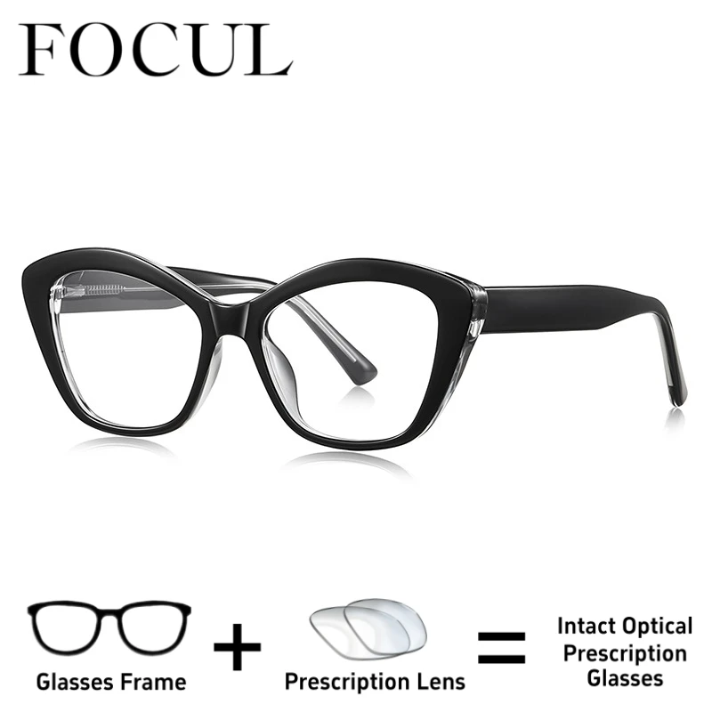 FOCUL Cat Eye Polarized Lenses Anti Blue Light Glasses Photochromic Myopia Eyeglasses Women Custom Prescription Optical Eyewear
FOCUL Cat Eye Polarized Lenses Anti Blue Light Glasses Photochromic Myopia Eyeglasses Women Custom Prescription Optical Eyewear
