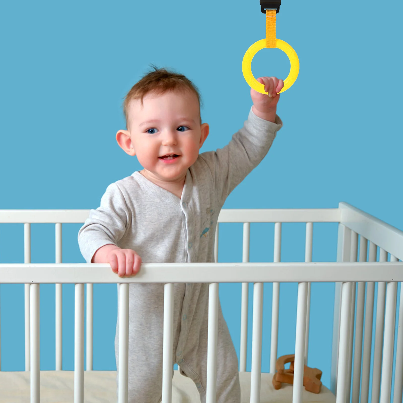 Baby Crib Pull Ring Baby Bed Stand Ring Portable Lightweight Infant Walking Assist Nursery Cot Hanging Safety Handle
Baby Crib Pull Ring Baby Bed Stand Ring Portable Lightweight Infant Walking Assist Nursery Cot Hanging Safety Handle