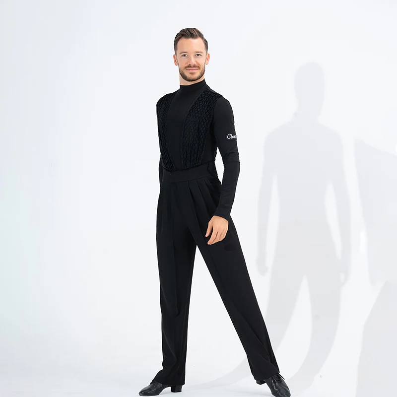 Male Black Latin Dance Performance Costume High Collar Tops Pant Performance Suit Prom Waltz Ballroom Dance Outfit DL10960
Male Black Latin Dance Performance Costume High Collar Tops Pant Performance Suit Prom Waltz Ballroom Dance Outfit DL10960