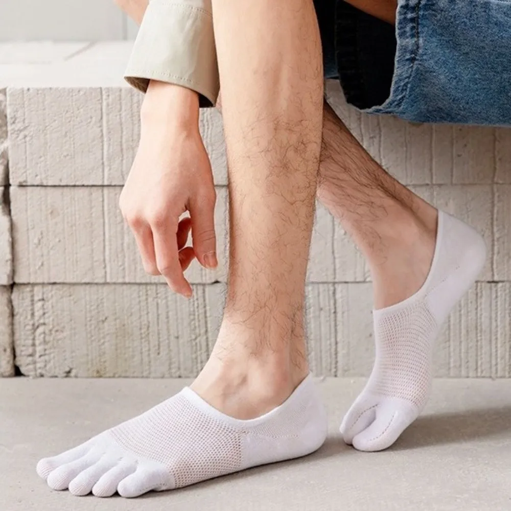 Sports Socks Cotton Five Finger Socks Anti-Slip Breathable Five Toe Socks Mesh Thin Solid Color No-Show Socks Sports Activities
Sports Socks Cotton Five Finger Socks Anti-Slip Breathable Five Toe Socks Mesh Thin Solid Color No-Show Socks Sports Activities
