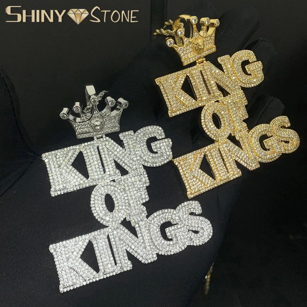Iced Out Bling Cz Letter KING Pendant Necklace Micro Pave Cubic Zircon Charm for Women Men Hip Hop Party Fashion Male Jewellery
Iced Out Bling Cz Letter KING Pendant Necklace Micro Pave Cubic Zircon Charm for Women Men Hip Hop Party Fashion Male Jewellery