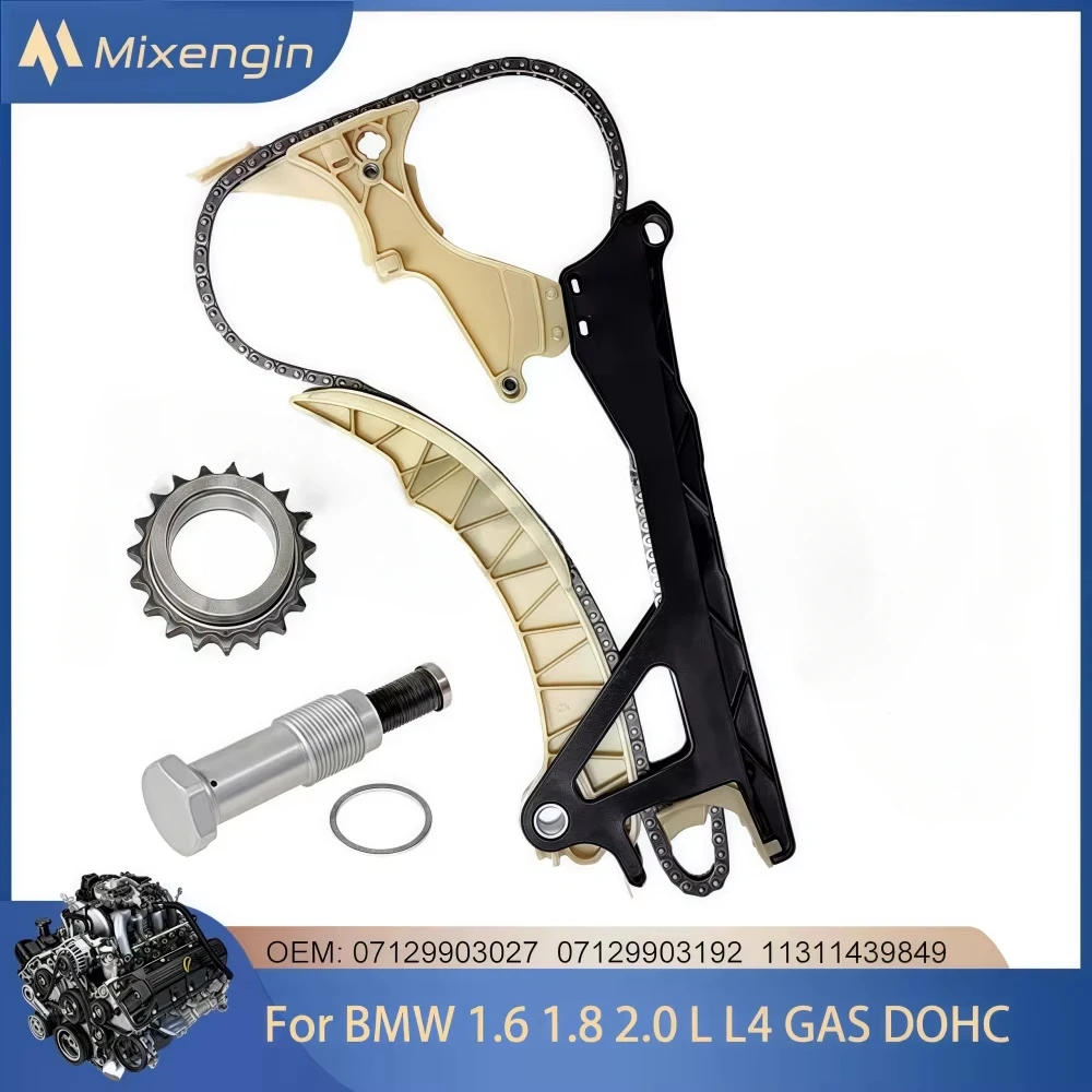 Комплект цепи ГРМ деталей двигателя подходит 1,6 1,8 2,0 L L4 GAS DOHC для BMW E81 E87 E88 E82 E46 E90 E93 E92 E91 E60 N42 N46 07129903027
Комплект цепи ГРМ деталей двигателя подходит 1,6 1,8 2,0 L L4 GAS DOHC для BMW E81 E87 E88 E82 E46 E90 E93 E92 E91 E60 N42 N46 07129903027