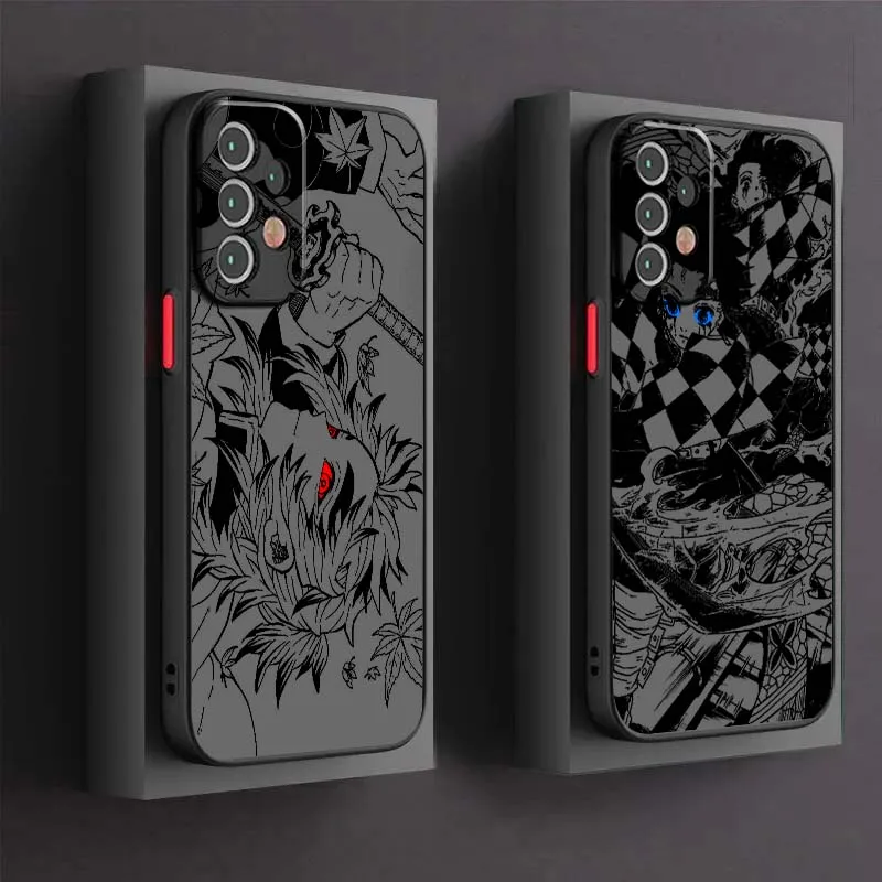 Anime Dark Demon Slayer For Samsung A56 A42 A36 A34 A33 A32 A23 A16 A26 A07 Note 20 5G Frosted Translucent Phone Case
Anime Dark Demon Slayer For Samsung A56 A42 A36 A34 A33 A32 A23 A16 A26 A07 Note 20 5G Frosted Translucent Phone Case