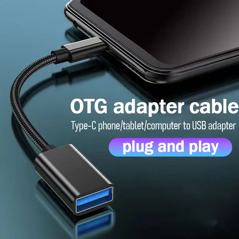 Type-C OTG Cable Adapter USB to Type C Adapter Connector for Xiaomi Samsung S20 Huawei OTG Data Cable Converter
Type-C OTG Cable Adapter USB to Type C Adapter Connector for Xiaomi Samsung S20 Huawei OTG Data Cable Converter