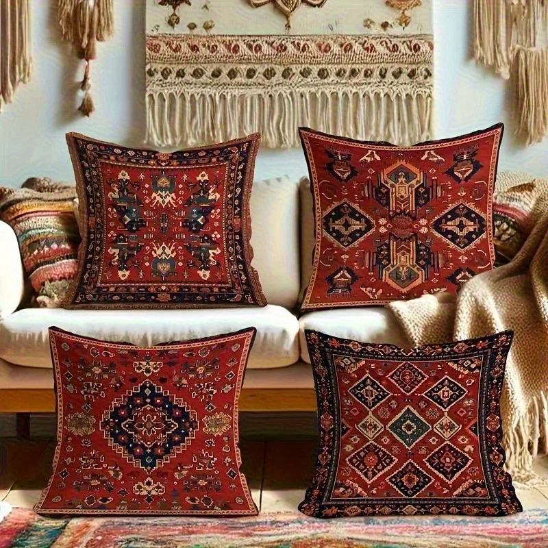 Vintage Geometric Pattern Pillowcase Double Sided Print Soft Plush Cushion Cover for Sofa Living Room Bedroom Home Decor
Vintage Geometric Pattern Pillowcase Double Sided Print Soft Plush Cushion Cover for Sofa Living Room Bedroom Home Decor