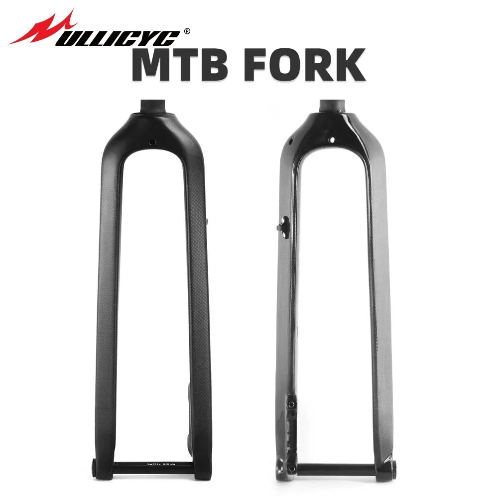 ULLICYC New Mountain 3K Full Carbon Bicycle Fork carbon bike fork Tube Thru Axle15*100mm MTB bike parts
ULLICYC New Mountain 3K Full Carbon Bicycle Fork carbon bike fork Tube Thru Axle15*100mm MTB bike parts