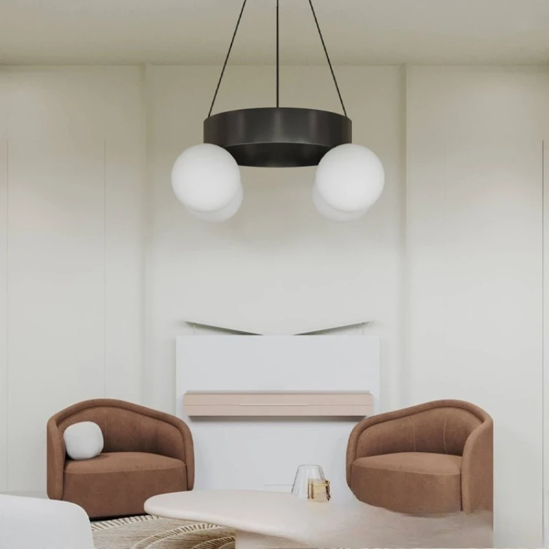 Ring glass magic bean chandelier Nordic living room main light simple and modern
Ring glass magic bean chandelier Nordic living room main light simple and modern