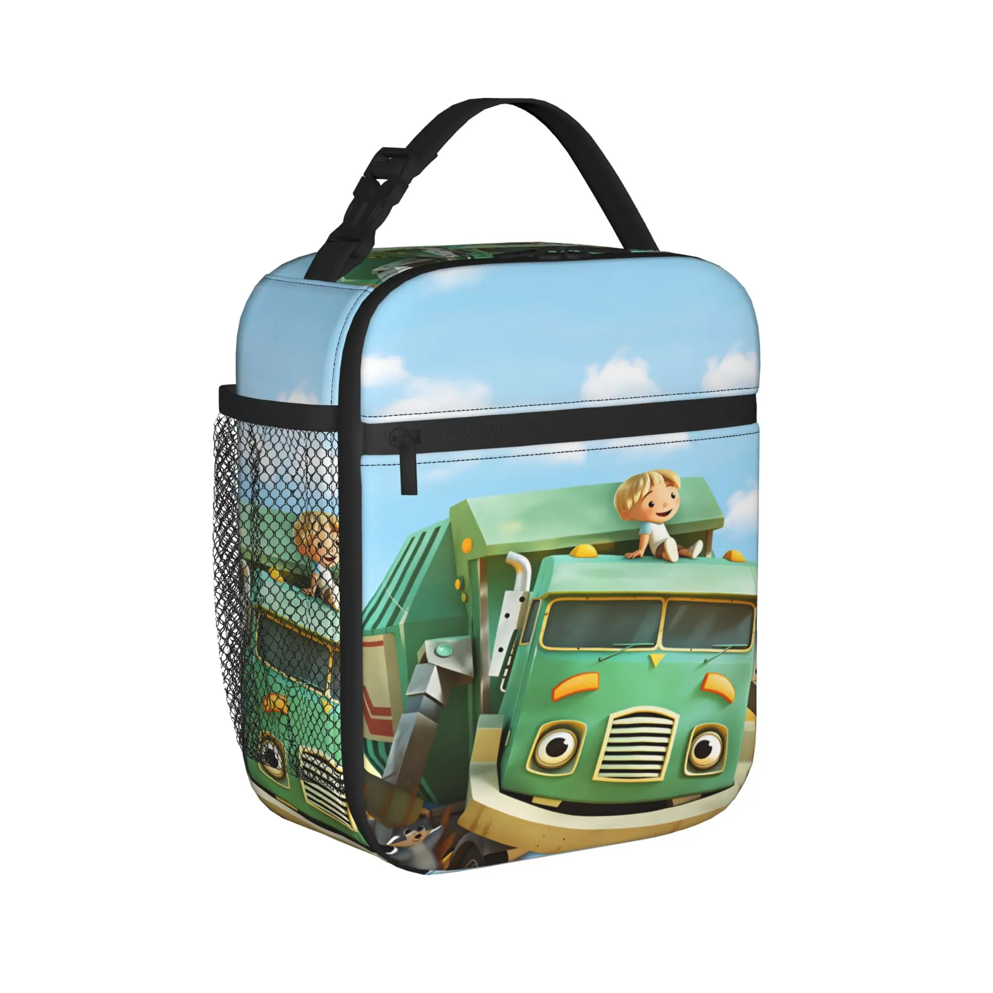 Hank and Trash Truck Lunch Bag Cute Lunch Box School Portable Insulated Thermal Tote Handbags For Adult Oxford Cooler Bag
Hank and Trash Truck Lunch Bag Cute Lunch Box School Portable Insulated Thermal Tote Handbags For Adult Oxford Cooler Bag