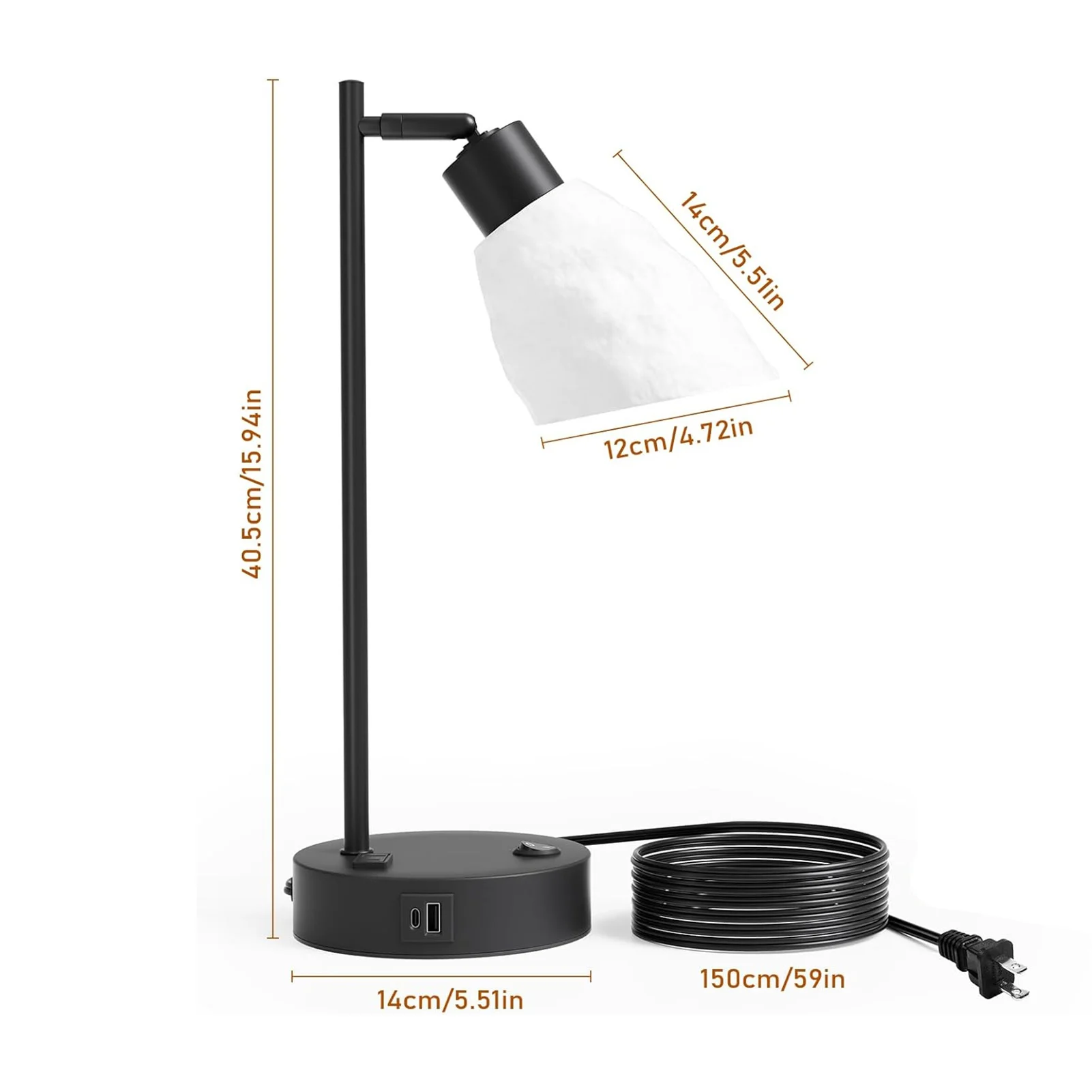 ndustrial Table Lamp Vintage Moon Lampshade Desk Lamp with Dimmable Warm White Light Bulb Bedside Nightstand Light
ndustrial Table Lamp Vintage Moon Lampshade Desk Lamp with Dimmable Warm White Light Bulb Bedside Nightstand Light