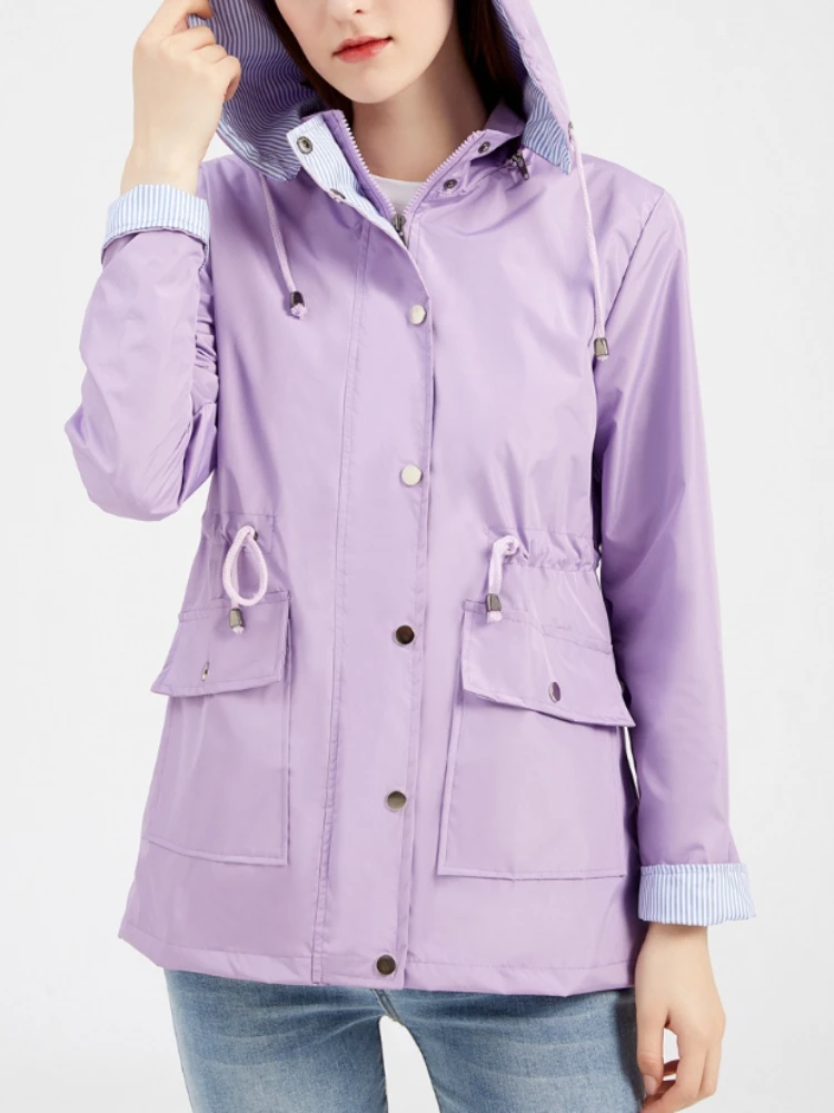 Nice New Autumn Trench Coat for Women Long Sleeve Casual Overcoat Jacket Female Outwear Oversize Fashion Hooded Windbreaker
Nice New Autumn Trench Coat for Women Long Sleeve Casual Overcoat Jacket Female Outwear Oversize Fashion Hooded Windbreaker